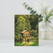Carte Postale Chambre de lac cabin (Debout devant)