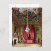 Carte Postale Chambre de lit de l'état de Queen Mary, Hampton (Devant / Derrière)