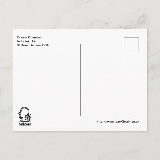 Carte Postale Chambre de rêve (Dos)