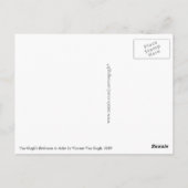 Carte Postale Chambre de Van Gogh à Arles par Vincent Van Gogh (Dos)