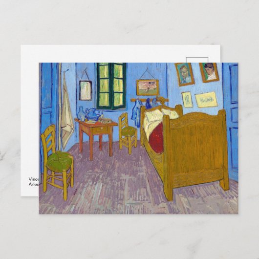 Carte Postale Chambre de Vincent à Arles | Van Gogh | (Devant / Derrière)