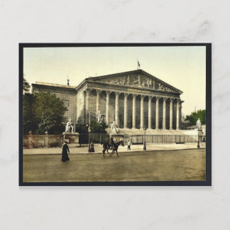 Carte Postale Chambre des députés, Paris, France vintage Pho