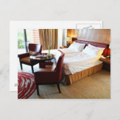 Carte Postale Chambre d'hôtel Luxueuse (Devant / Derrière)