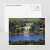 Carte Postale chambre du gouvernement canberra (Devant / Derrière)