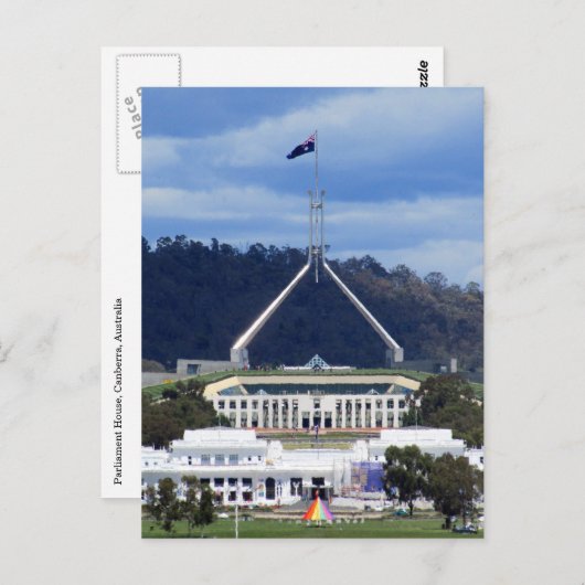 Carte Postale chambre du parlement (Devant / Derrière)