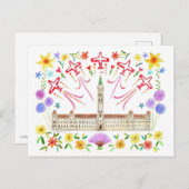 Carte Postale Chambre du Parlement canadien (Devant / Derrière)