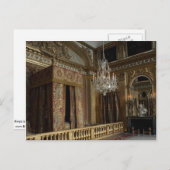 Carte Postale Chambre du roi, Palais de Versailles, France (Devant / Derrière)