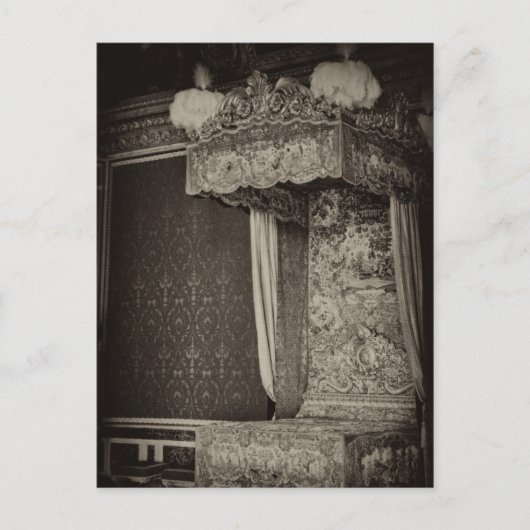 Carte Postale Chambre royale, Château Versailles (Devant)