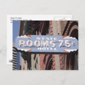 Carte Postale Chambres 75 Cents (Devant / Derrière)