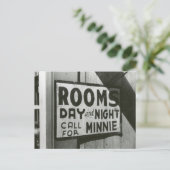 Carte Postale Chambres À Louer, 1939 (Debout devant)