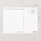 Carte Postale chambres du parlement (Dos)