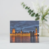 Carte postale Chambres du Parlement / Big Ben, Lon (Debout devant)