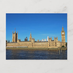 Carte Postale Chambres du Parlement britannique et Big Ben