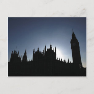 Carte Postale Chambres du Parlement de Big Ben Westminster Londr