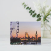 Carte Postale Chambres du Parlement et le London Eye (Debout devant)