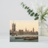 Carte Postale Chambres du Parlement, Londres, Angleterre (Debout devant)