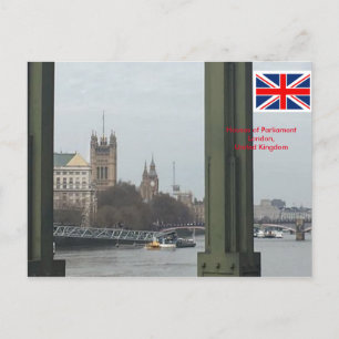 Carte Postale Chambres du Parlement, Londres Royaume-Uni