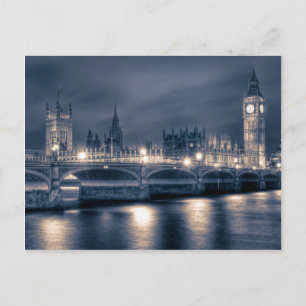 Carte Postale Chambres du Parlement, Westminster London