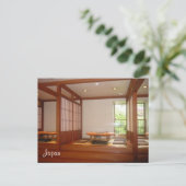 Carte Postale chambres japonaises (Debout devant)
