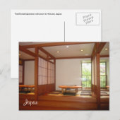 Carte Postale chambres japonaises (Devant / Derrière)