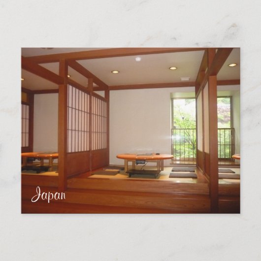 Carte Postale chambres japonaises (Devant)