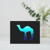 Carte Postale Chameau Bleu (Debout devant)