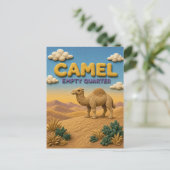 Carte Postale Chameau Empty Quarter Moderne KlayKoo (Debout devant)