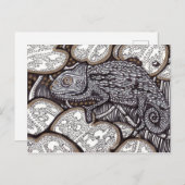 Carte Postale Chameleon (Devant / Derrière)