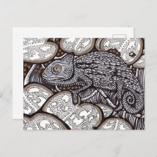 Carte Postale Chameleon (Devant / Derrière)