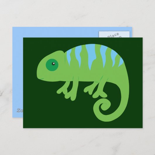 Carte Postale Chameleon (Devant / Derrière)