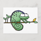 Carte Postale Chameleon Cute Funny (Devant)