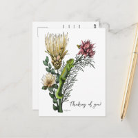 Chaméléon floral blanc élégant - Pensée pour vous