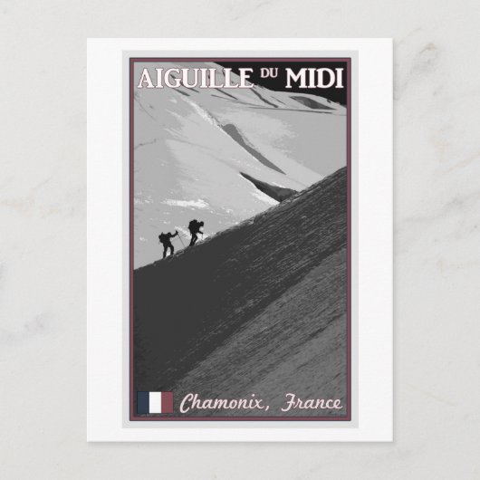 Carte Postale Chamonix - Aiguille du Midi Arete (Devant)