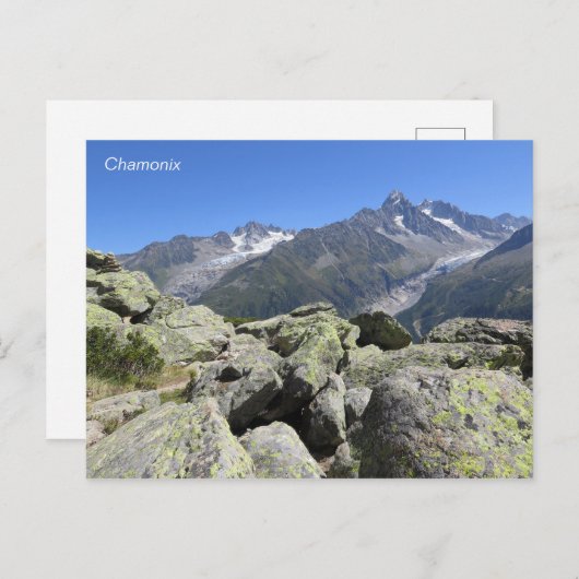 Carte Postale Chamonix Alpes (Devant / Derrière)