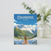 CARTE POSTALE CHAMONIX FRANCE (Debout devant)