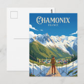 CARTE POSTALE CHAMONIX FRANCE (Devant / Derrière)