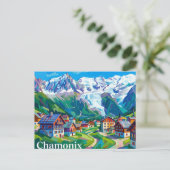 Carte Postale Chamonix France (Debout devant)