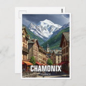 Carte Postale Chamonix France Mont Blanc (Devant / Derrière)