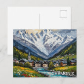 Carte Postale Chamonix France Mont Blanc (Devant / Derrière)