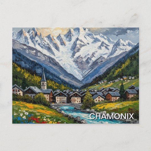 Carte Postale Chamonix France Mont Blanc (Devant)