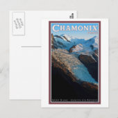 Carte Postale Chamonix - Glacier des Bossons (Devant / Derrière)