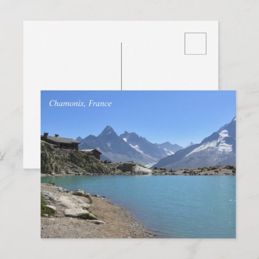 Carte postale Chamonix Lac Blanc (Devant / Derrière)