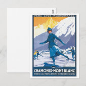 Carte Postale Chamonix Mont Blanc (Devant / Derrière)