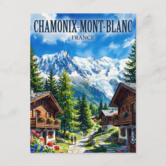 Carte Postale Chamonix-Mont-Blanc France (Devant)