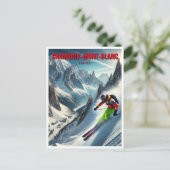 Carte Postale Chamonix Mont Blanc France Ski (Debout devant)