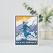 Carte Postale Chamonix Mont Blanc vintage (Debout devant)