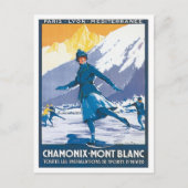 Carte Postale Chamonix Mont Blanc vintage (Devant)