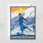 Carte Postale Chamonix Mont Blanc vintage (Devant / Derrière)