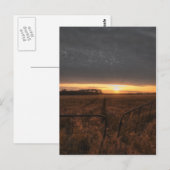 Carte Postale champ agricole (Devant / Derrière)