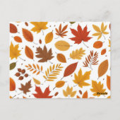 Carte Postale Champ Automne (Dos)